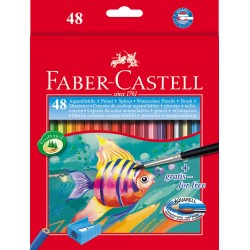 SC. 48 MATITE FABER       CASTELL ACQUARELLABILI