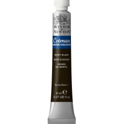 ACQUERELLO TUBETTO 8ML   NERO D'AVORIO