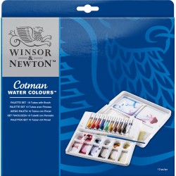 SCATOLA 10 TUBI 8ML      ACQUERELLO COTMAN PALETTE