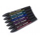 SET 6 PENNARELLI PROMARKER W&N RICH TONES