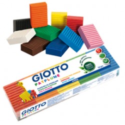 Panetti Plastilina Patplume 10 colori x 50gr GIOTTO