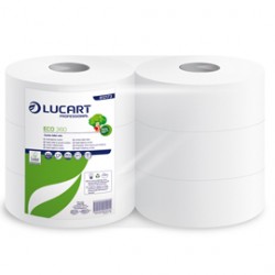 Carta igienica MAXI Jumbo 25,5cm - 360mt Eco Lucart - Conf da 6 pz.