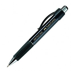 SFERA GRIP PLUS METALLIC A SCATTO FABER NERO