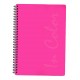 BLOCCO SPIRALATO 12,7X8,8 CM FUCSIA FLUO