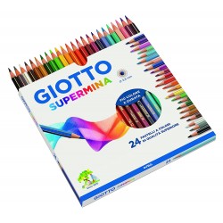 ASTUCCIO 24 PASTELLI A COLORI GIOTTO SUPERMINA