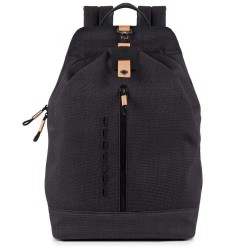 ZAINO PORTA NOTEBOOK CON SCOMPARTO I-PAD IN TESSUTO NERO PIQUADRO