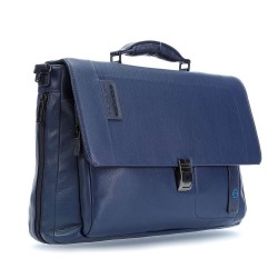 CARTELLA PORTA PC E iPad CON PATTA BLU 3 PULSE