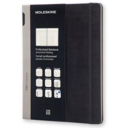 PROFESSIONAL XL NOTEBOOK NERO MOLESKINE