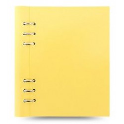 CLIPBOOK PASTELS PERSONAL NOTEEBOOK A5 LEMON