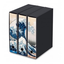 TRITTICO D8 LA GRANDE    ONDA A KANAGAWA HOKUSAI