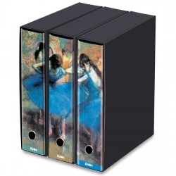 TRITTICO D8 BALLERINE BLU DEGAS KAOS