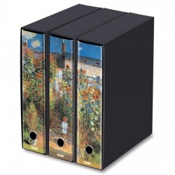 TRITTICO D8 IL GIARDINO  DI MONET A VATHEUIL KAOS