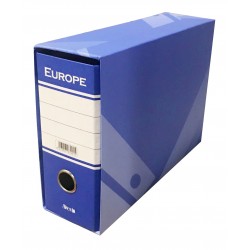 REGISTRATORE "EUROPE"    MEMORANDUM DORSO 8 BLU