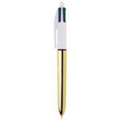 PENNA SFERA BIC 4 COLORI SHINE ORO