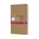 TWO-GO NOTEBOOK M KRAFT  BROWN MOLESKINE