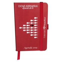 AGENDA PICCOLA ROSSA 9X14 CALENDARIO FILOSOFICO