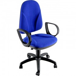 SEDIA ERGONOMICA TEAM BLU UNISIT CON BRACCIOLI