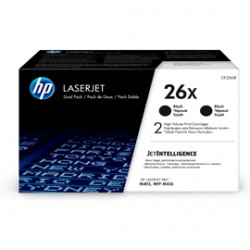 CONFEZIONE DA 2 CARTUCCE TONER NERO ALTA CAPACITA HP6X