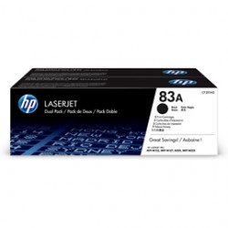 CONFEZIONE DI 2 TONER HP 83A NERO