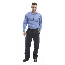 PANTALONI COTONE TG.54   ANTIACIDO/ANTIGNIFUGO BLU