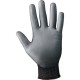 GUANTI NYLON 885 TG.L    NERO PALMO PU GRIGIO