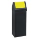 STORICO CON BASCULANTE 50LT NERO/GIALLO