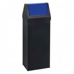 STORICO CON BASCULANTE 50LT NERO/BLU