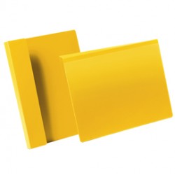 50 buste identificazione con aletta 210x297mm (A4-oriz) 1723 Giallo Durable