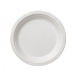 50 Piatti piani 260mm rotondo BIO Leone