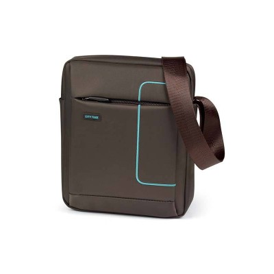 BORSELLO NYLON NIJI 22X28X9 CM MARRONE
