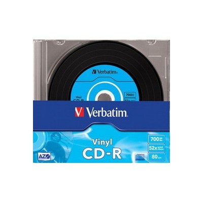 SCATOLA 10 CD-R DATALIFEPLUS DATA VINYL SLIM 1X-52X 700 MB AZO COLOUR