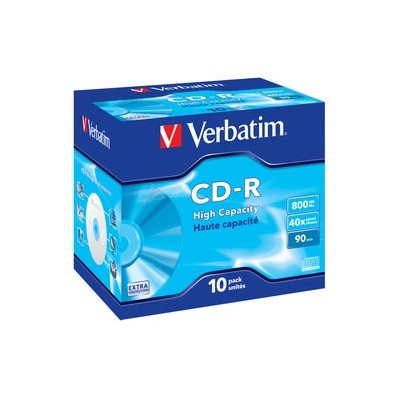 SCATOLA 10 CD-R DATALIFE JEWEL CASE 1X-40X 800MB SERIGRAFATO