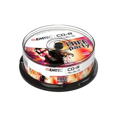 CD-R EMTEC 80MIN/700MB 52x SPINDLE (kit 25pz)