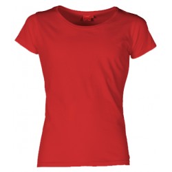 T-SHIRT DONNA START LADY M GIRO ROSSA TG.L