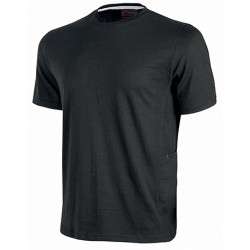 T-SHIRT MANICA CORTA     POLY BLACK CARBON TG.L