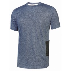 T-SHIRT MANICA CORTA     POLY DEEP BLUE TG.S