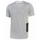 T-SHIRT MANICA CORTA     POLY GREY METEORITE TG.L