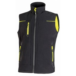 GILET UNIVERSE SOFTSHELL BLACK CARBON TG.M