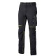 PANTALONI TESSUTO U-4    BLACK CARBON TG.L