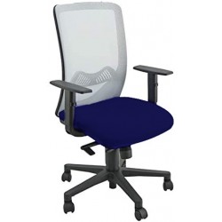 SEDIA OPERATIVA ERGONOMICA NATHAN GRIGIA/BLU