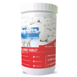 PASTIGLIE EFFERVESCENTI  CLORO ATTIVO 1KG SANITEC