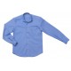 CAMICIA MANICA LUNGA     COTONE AZZURRA TG.XL