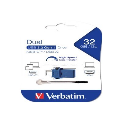 Verbatim USB Drive 3.0 Store  GO Dual Drive 3.0 / USB C 32GB