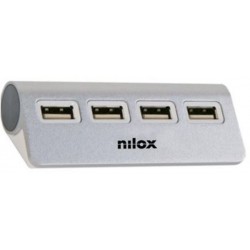 HUB 4 PORTE USB 2.0 ALLUMINIO NILOX