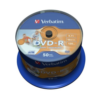 CAMPANA 50 DVD-R STAMPABILE Verbatim
