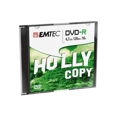 DVD-R EMTEC 4,7GB 16X SLIM CASE (kit 10pz)