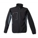 GIUBBINO SOFTSHELL POLI  CALGARY NERO/GRIGIO TG.L