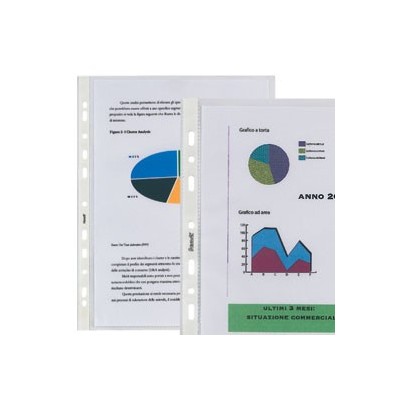 50 BUSTE FORATE 22X30 1725/15 SUPERIOR LISCIA PPL FAVORIT