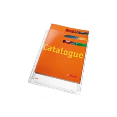 10 BUSTE FORATE C/SOFFIETTO 22X30 IN PVC LEITZ