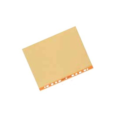 25 BUSTE FORATE 22X30 ARANCIO LISCIO FAVORIT ART